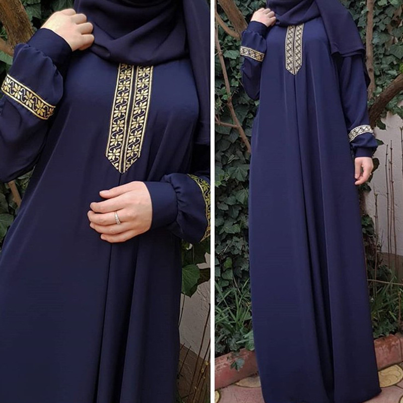 Ethnic Fashion Dubai - Muslimischen Ethnischen Stil Druck Abayas Plus