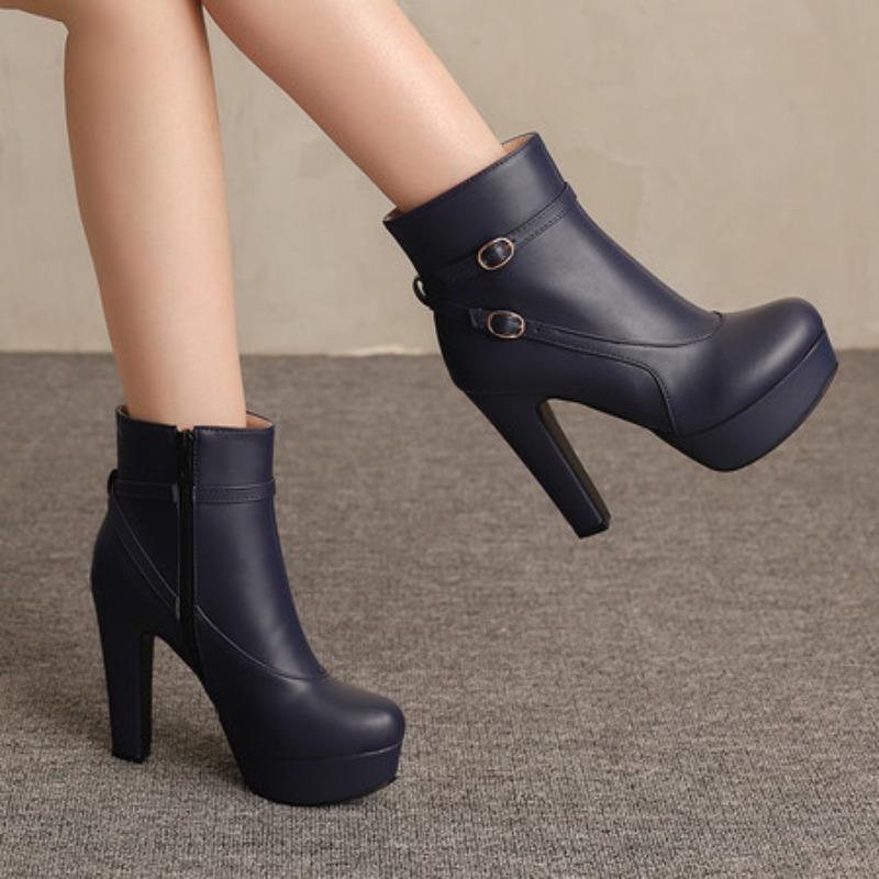Mode Plattform Stiefel Frauen  – Ethnic Fashion For Women Bewertung und Preis