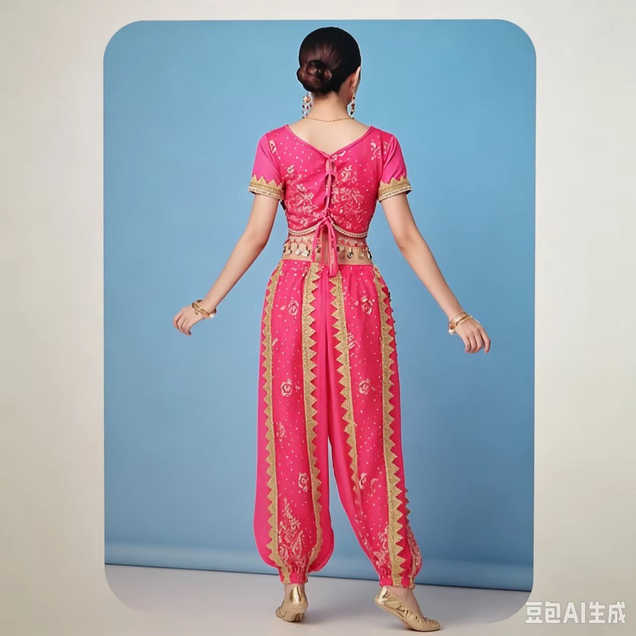 Indisches Ethno-Tanzkostüm Büh – Salwar Kameez Set Bewertung und Preis