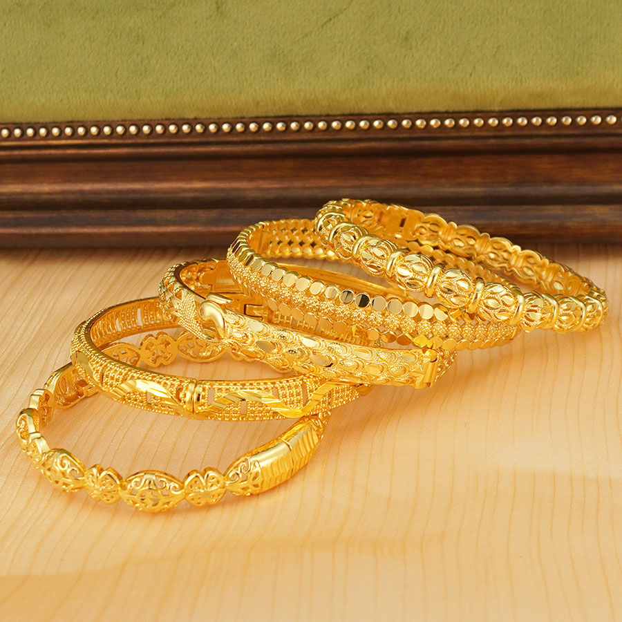 1 Stück Goldfarbenes Pfauen-Mo – Ethnic Fashion Dubai Bewertung und Preis