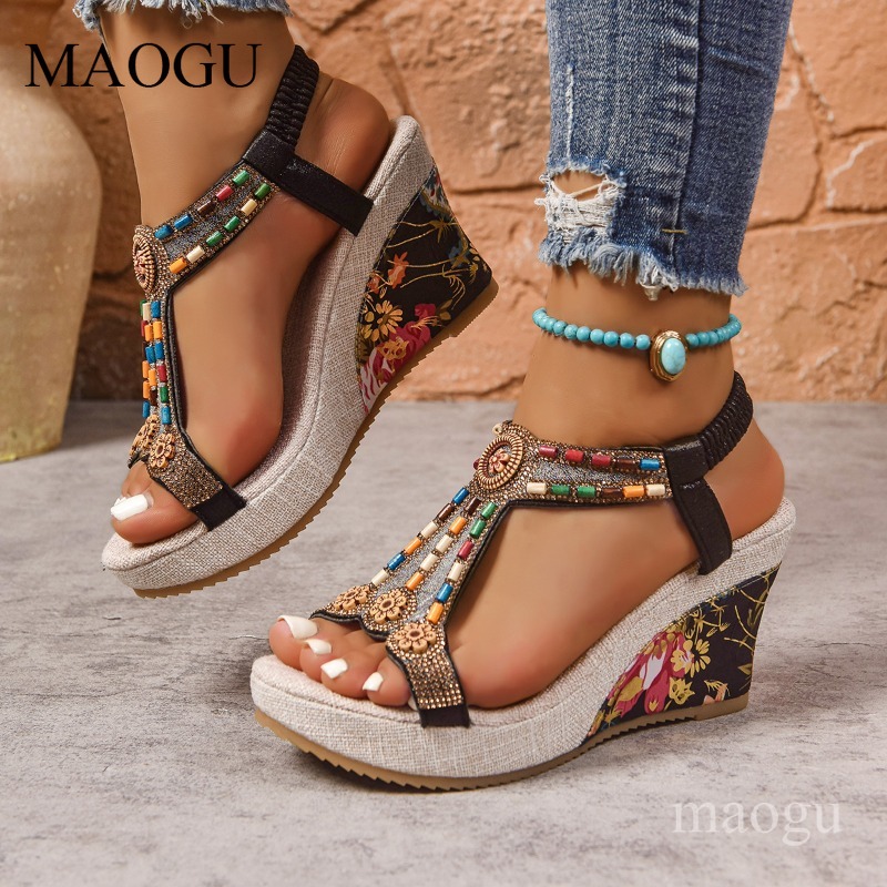 Boho Perlenverzierte Blumen-Ke – Ethnic Fashion For Women Bewertung und Preis