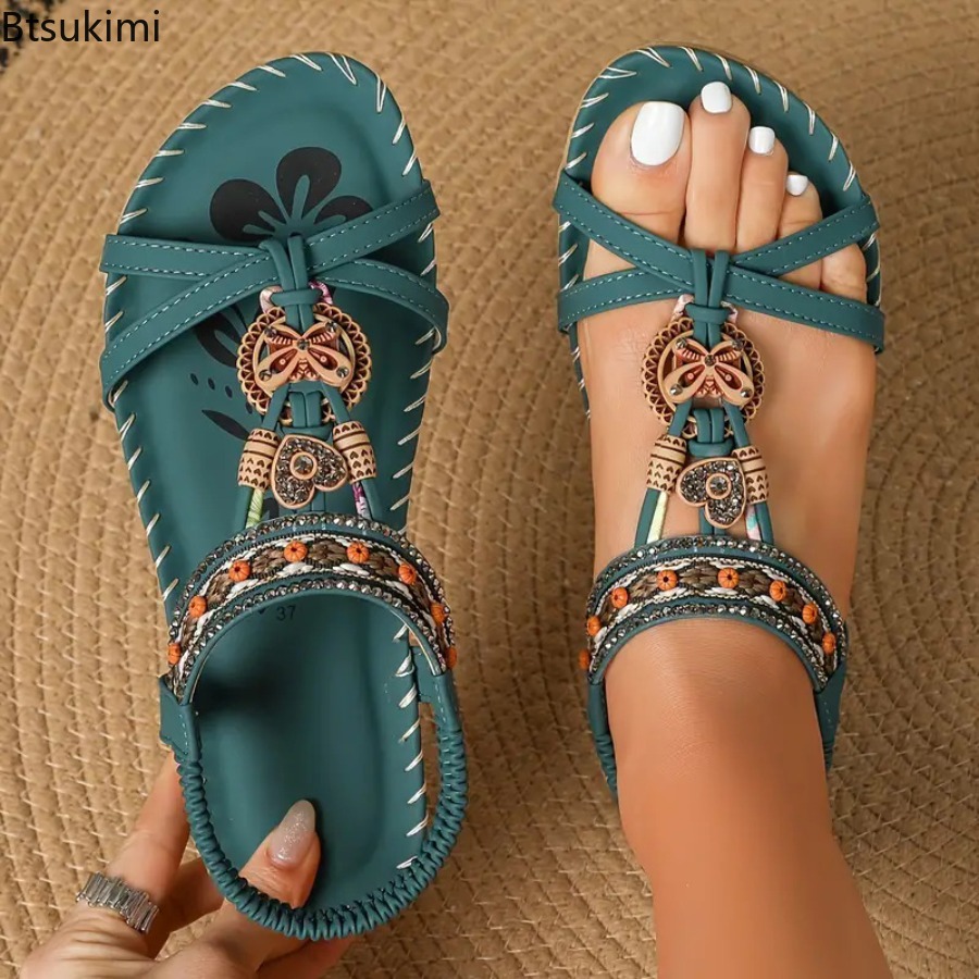 Damen Boho-Sandalen für Outdoo – Ethnic Fashion For Women Bewertung und Preis