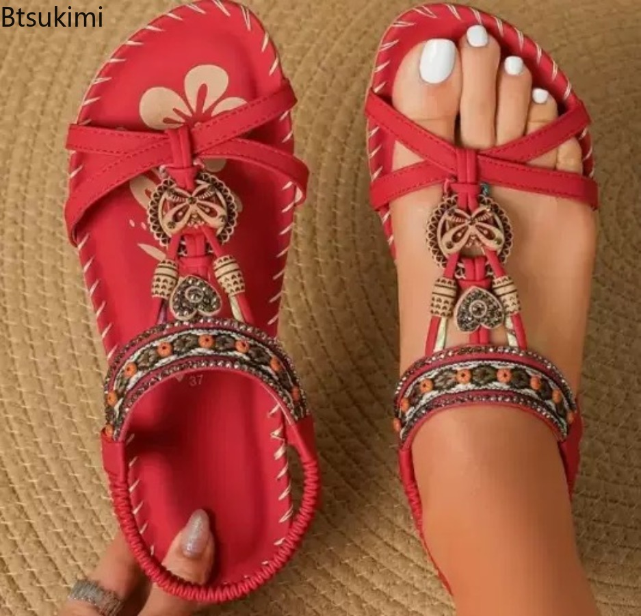 Damen Boho-Sandalen für Outdoo – Ethnic Fashion For Women Bewertung und Preis