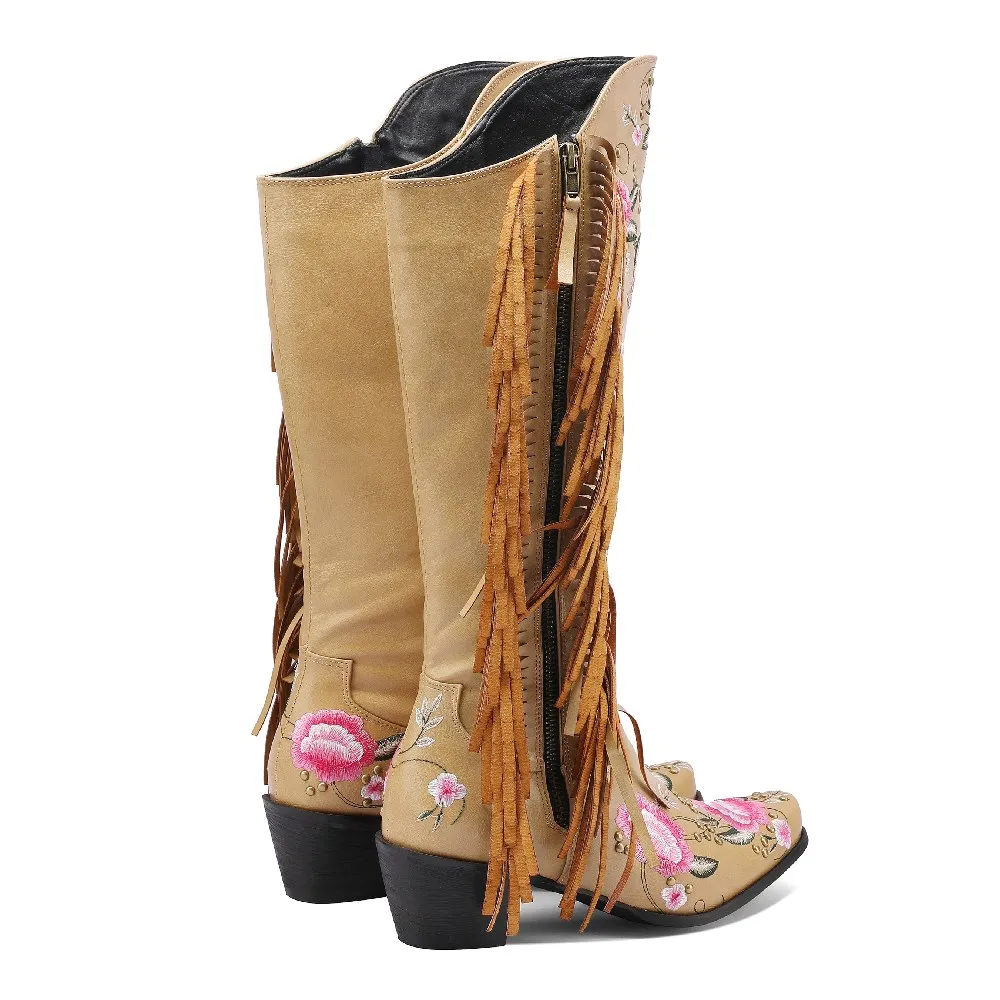 Mode Stickerei Blume Western K – Ethnic Fashion For Women Bewertung und Preis
