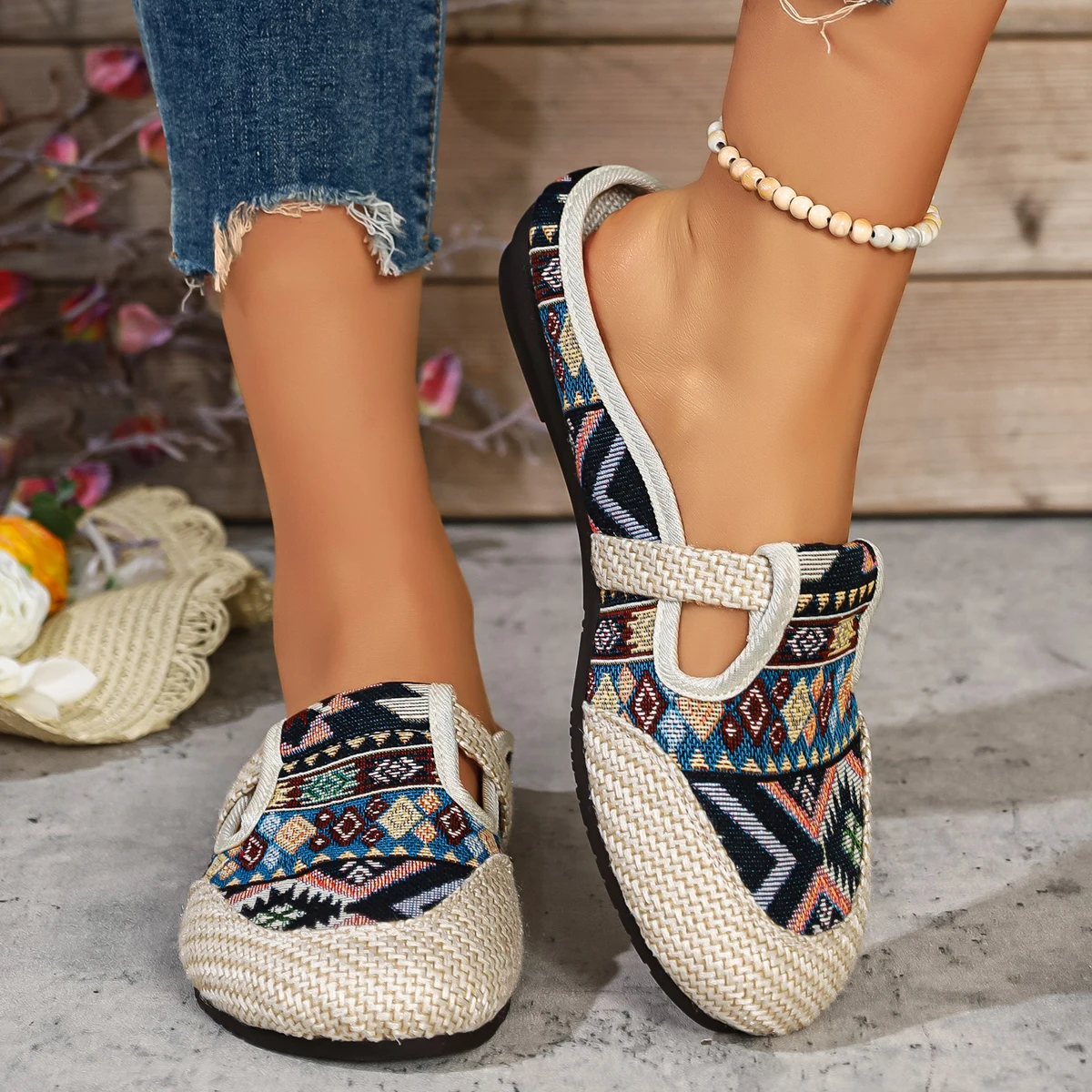 Damen-Hausschuhe im Ethno-Stil – Ethnic Fashion Walk Bewertung und Preis