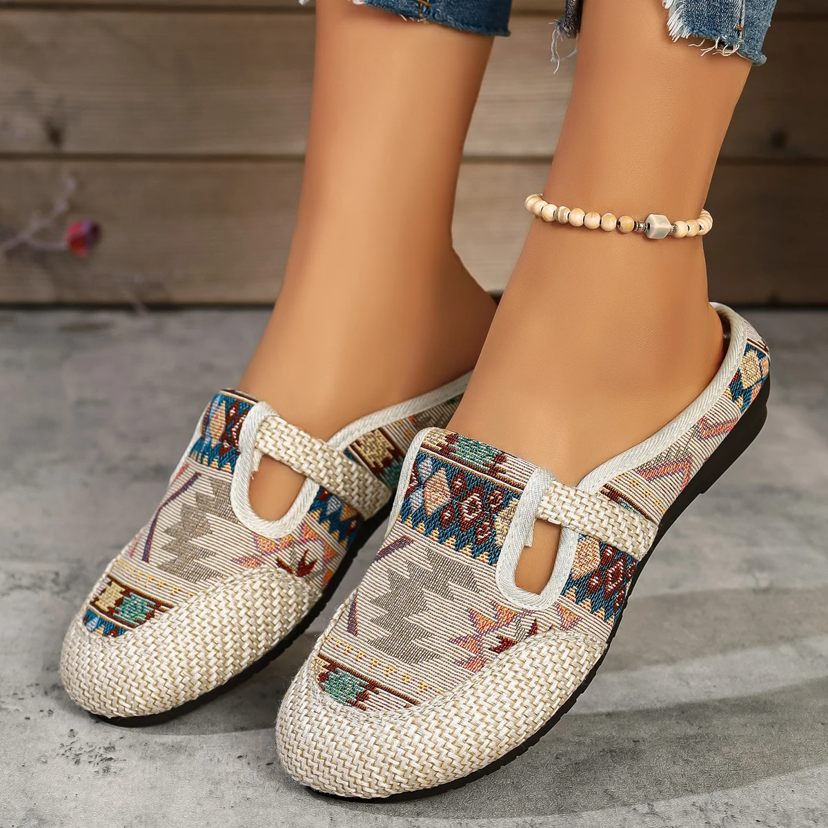 Damen-Hausschuhe im Ethno-Stil – Ethnic Fashion Walk Bewertung und Preis