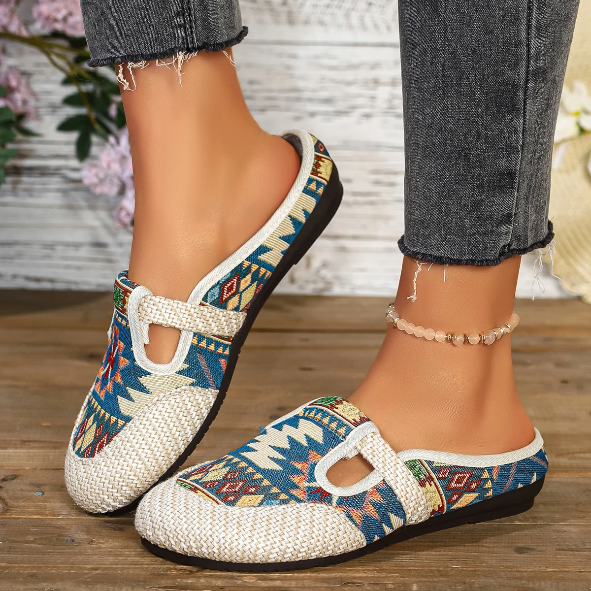 Damen-Hausschuhe im Ethno-Stil – Ethnic Fashion Walk Bewertung und Preis